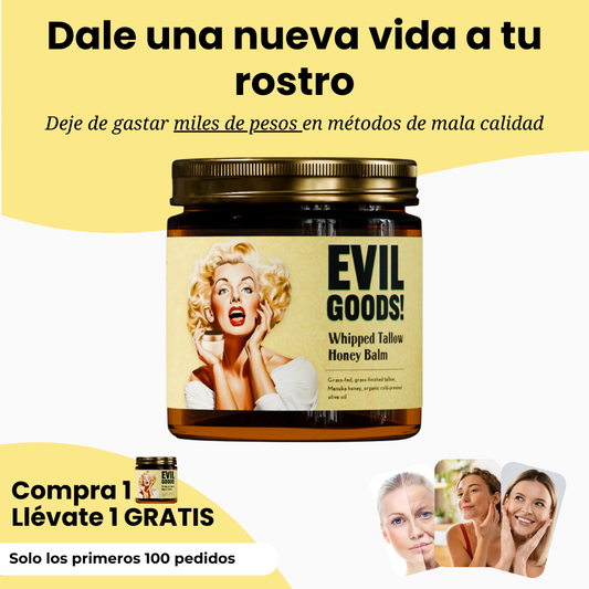 Evil Goods - Bálsamo de miel y sebo de res Anti-Envejecimiento